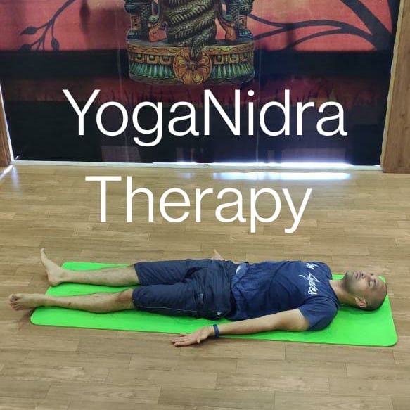 image of client doing yoga